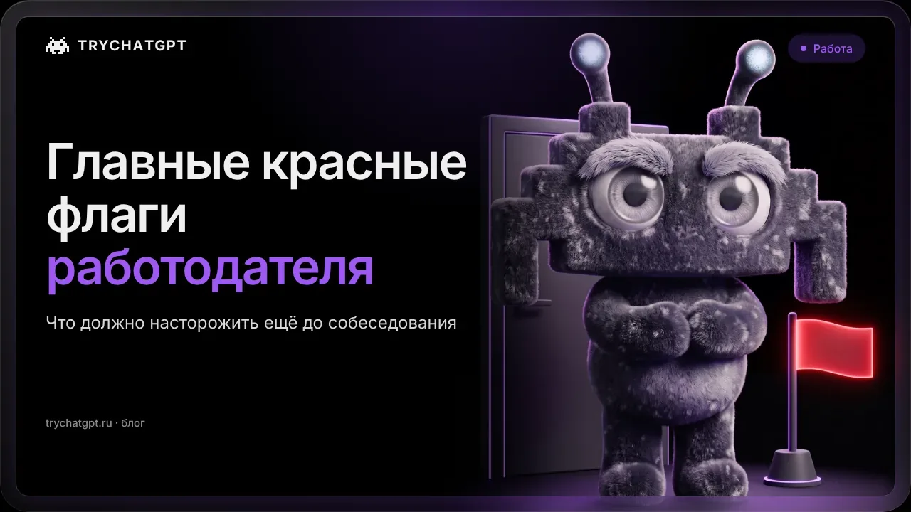 Главные красные флаги работодателя, которые ИИ найдёт прямо в вакансии
