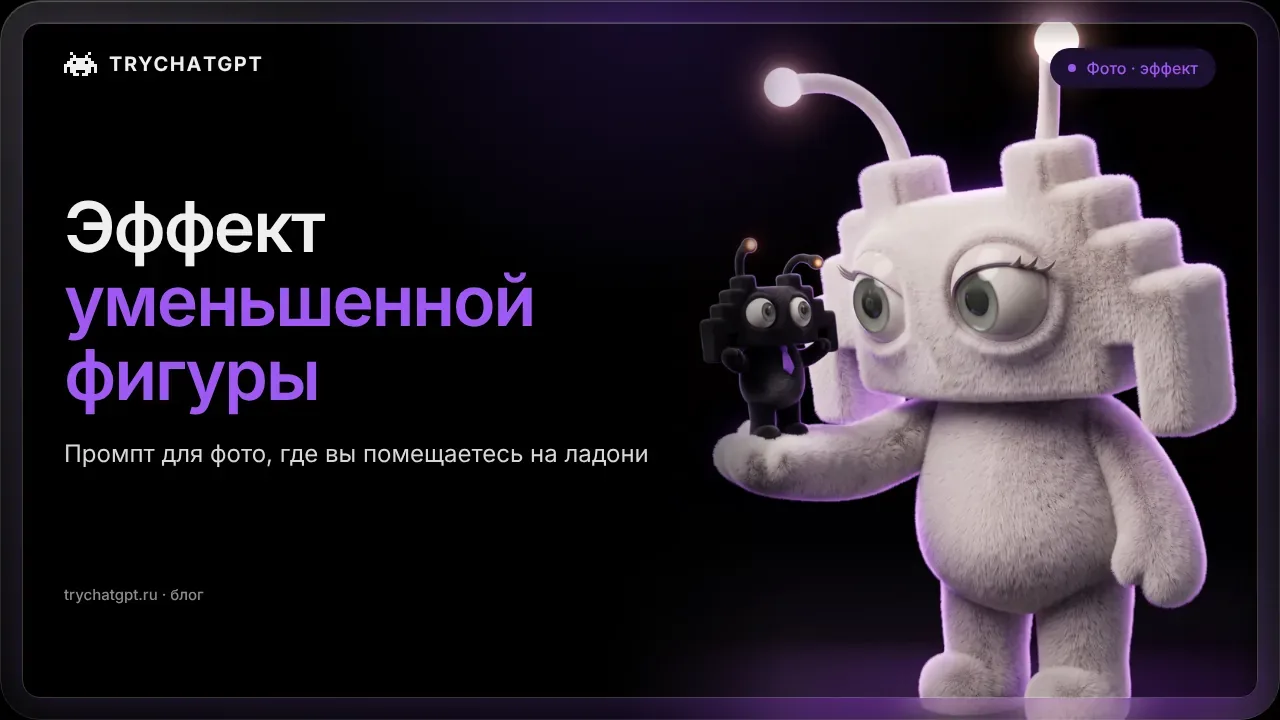 Создайте фото с эффектом «уменьшенной Дуа Липы» с помощью ИИ