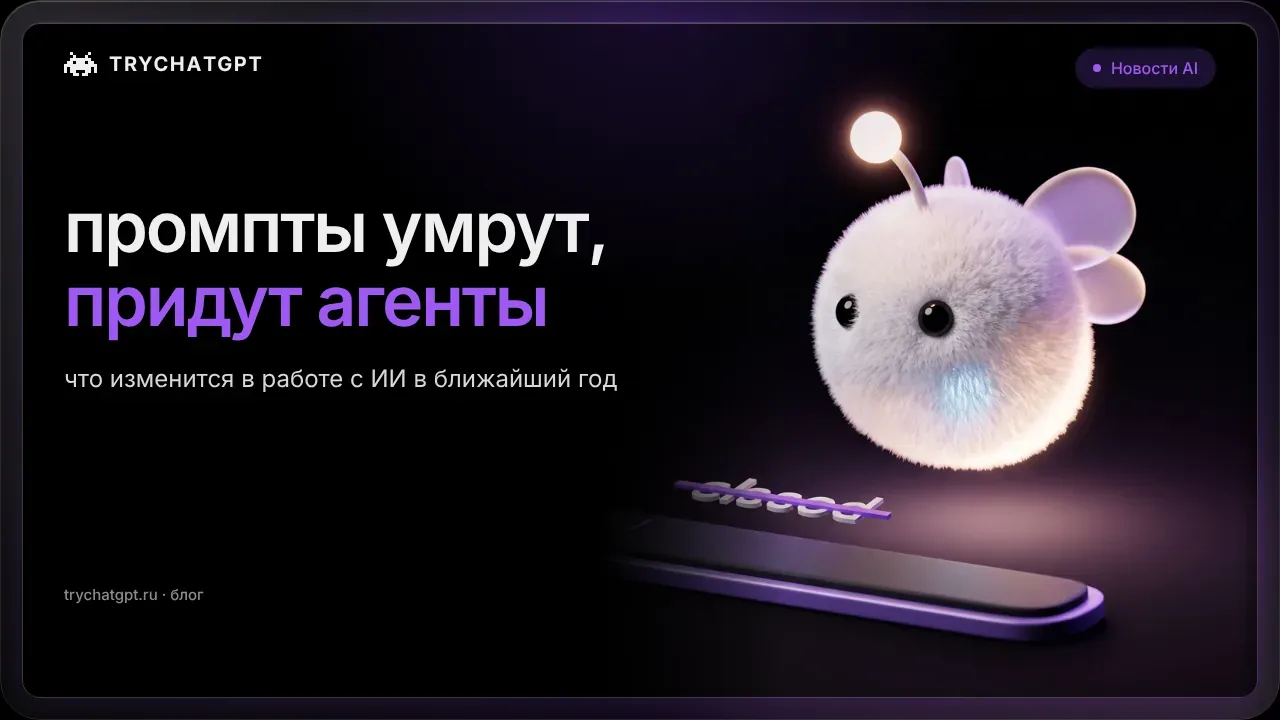 Будущее ИИ: промпты умрут, придут ИИ-агенты