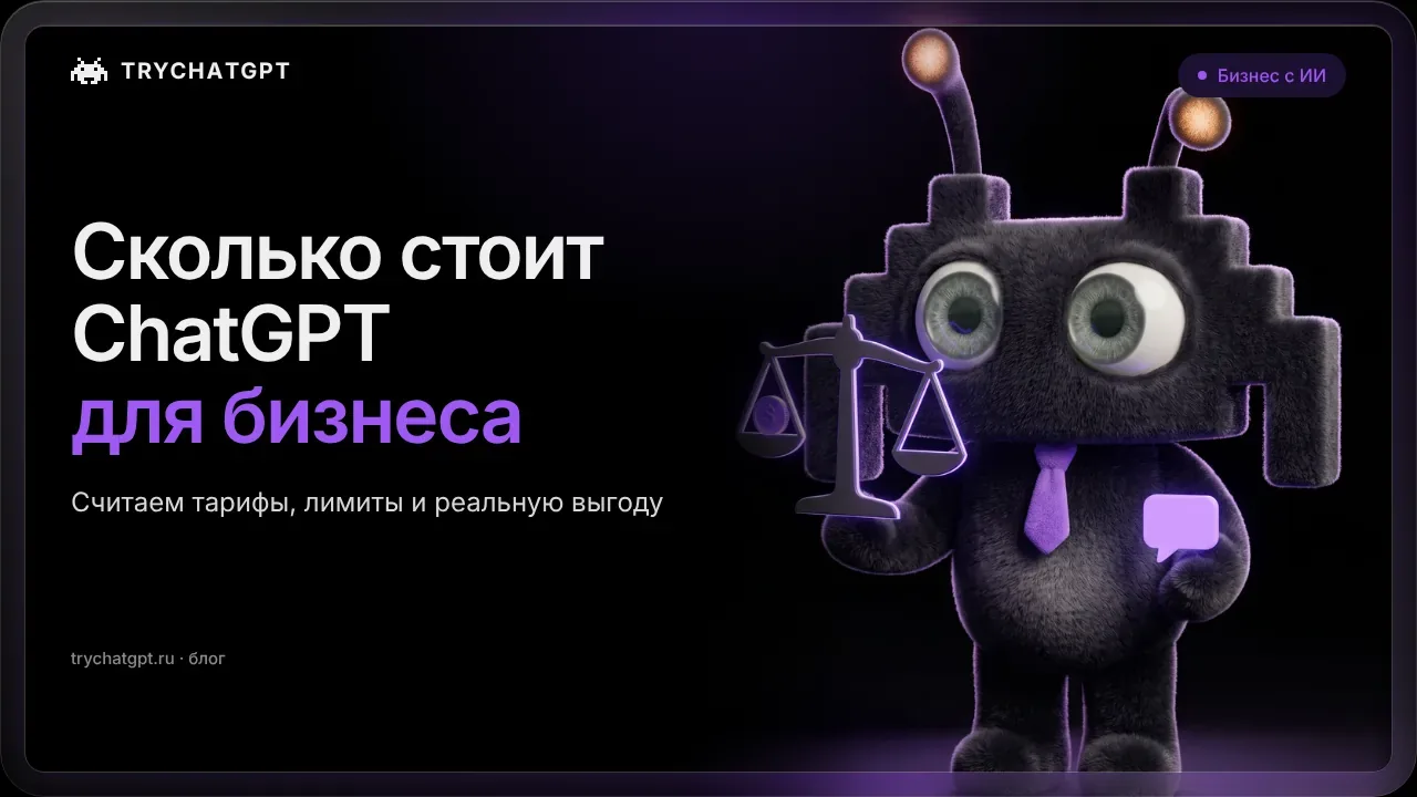 Сколько стоит ChatGPT для бизнеса? Окупаемость нейросети