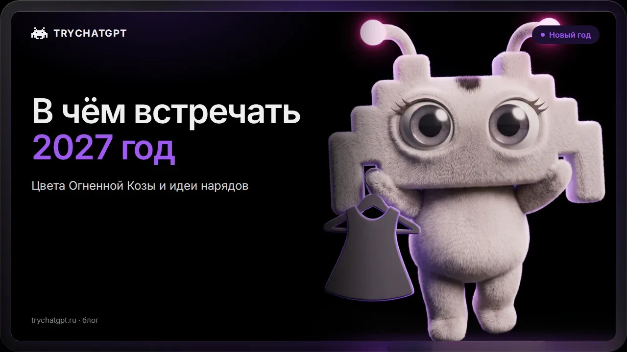 В чём встречать 2027 год: цвета Огненной Козы и идеи нарядов