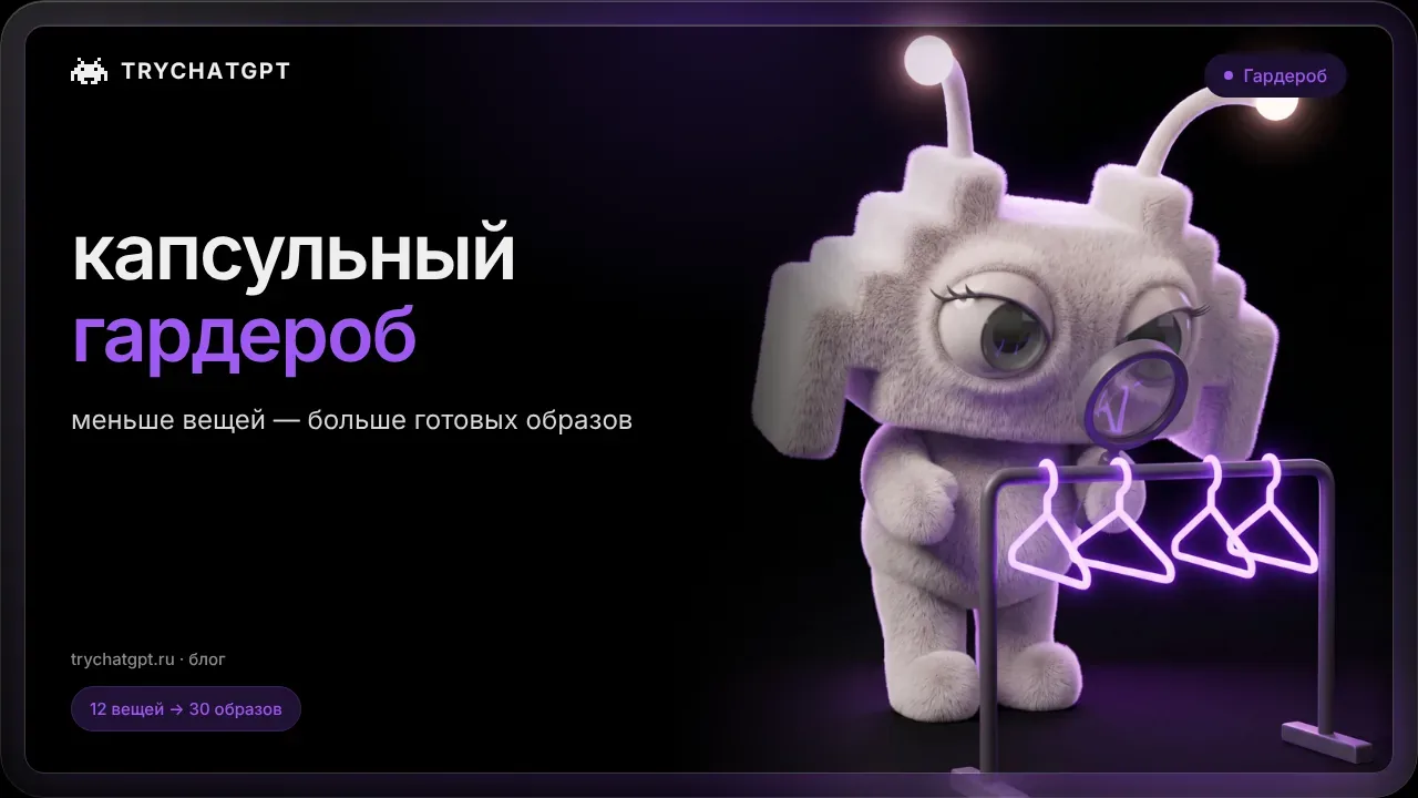 Соберите идеальный капсульный гардероб с помощью ИИ-стилиста