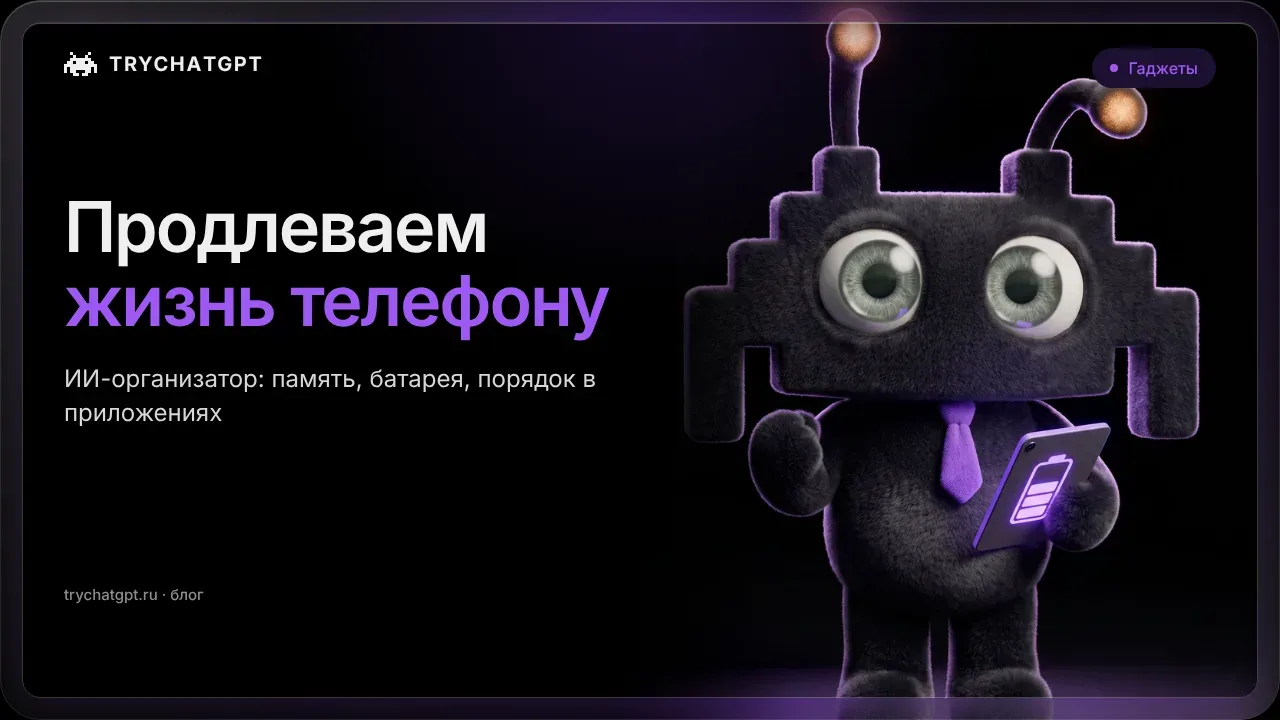 ИИ-организатор: продлеваем жизнь вашему телефону и данным