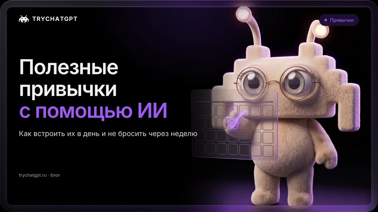 Меняем жизнь к лучшему с ИИ: формируем полезные привычки