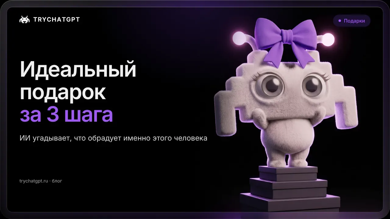 Идеальный подарок с ИИ: 3 шага к незабываемому сюрпризу