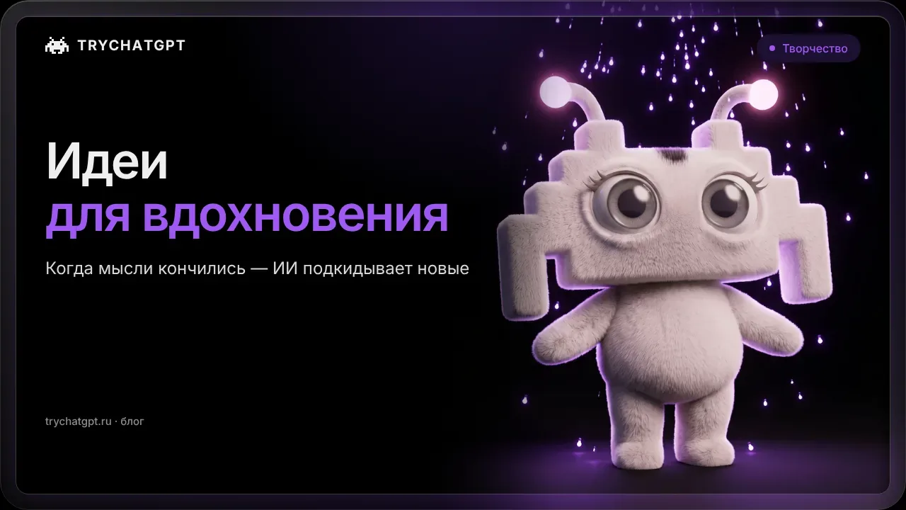 Идеи для вдохновения: как находить новые способы использования ИИ