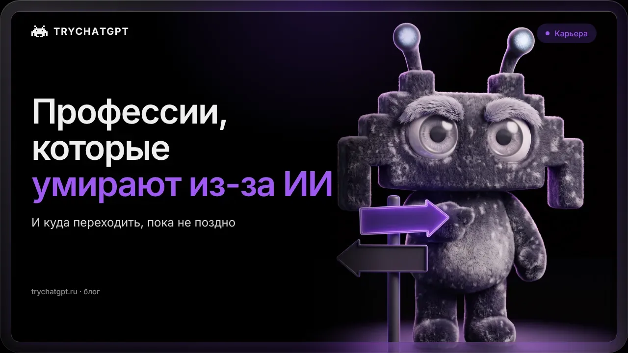 Профессии, которые умирают из-за ИИ: как адаптироваться