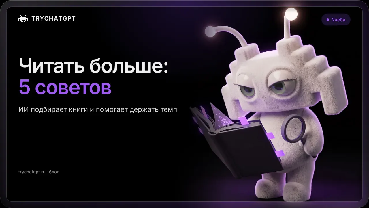 Как нейросеть поможет читать больше: 5 советов и промпт