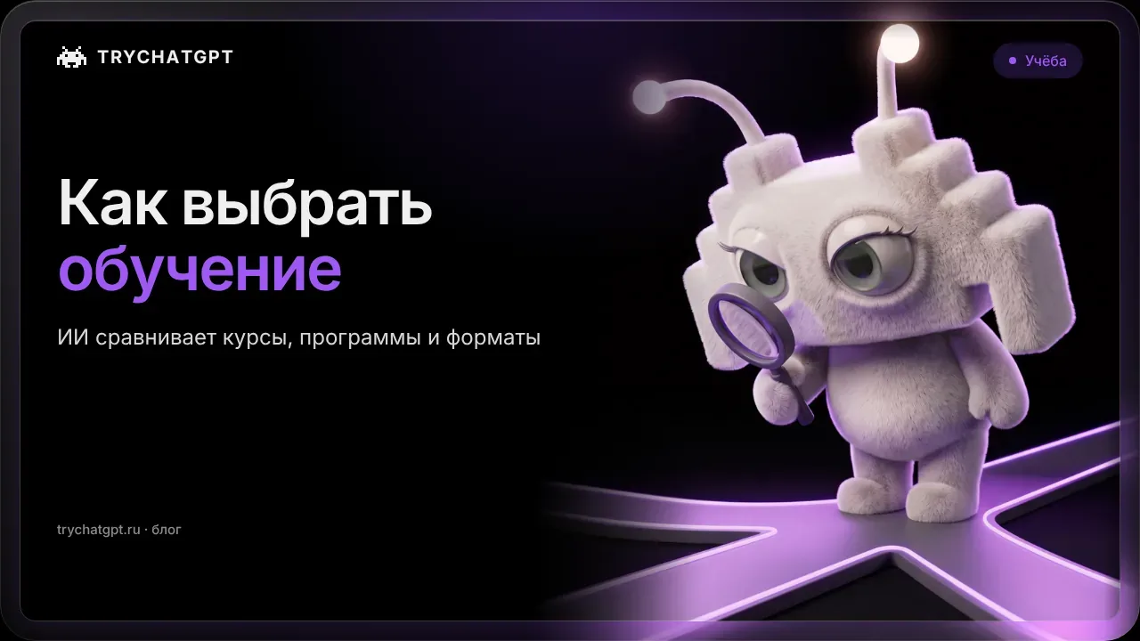 Как ИИ поможет выбрать обучение: промпт для саморазвития
