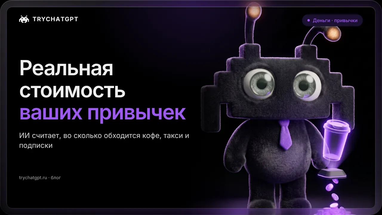 Как ИИ поможет посчитать реальную стоимость привычек за 10 лет?