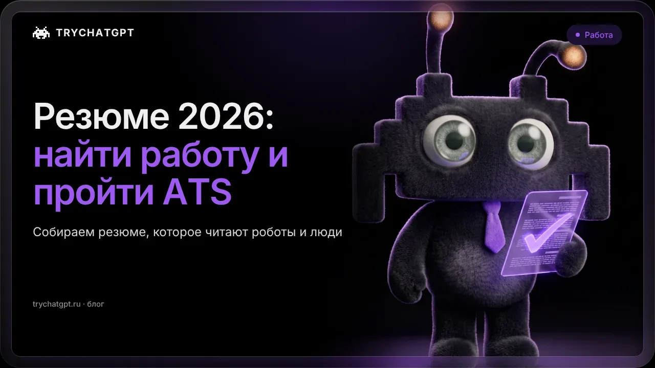 Резюме 2026: как ИИ поможет найти работу и пройти ATS-фильтры